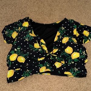 Torrid Lemon Bathing suit top!